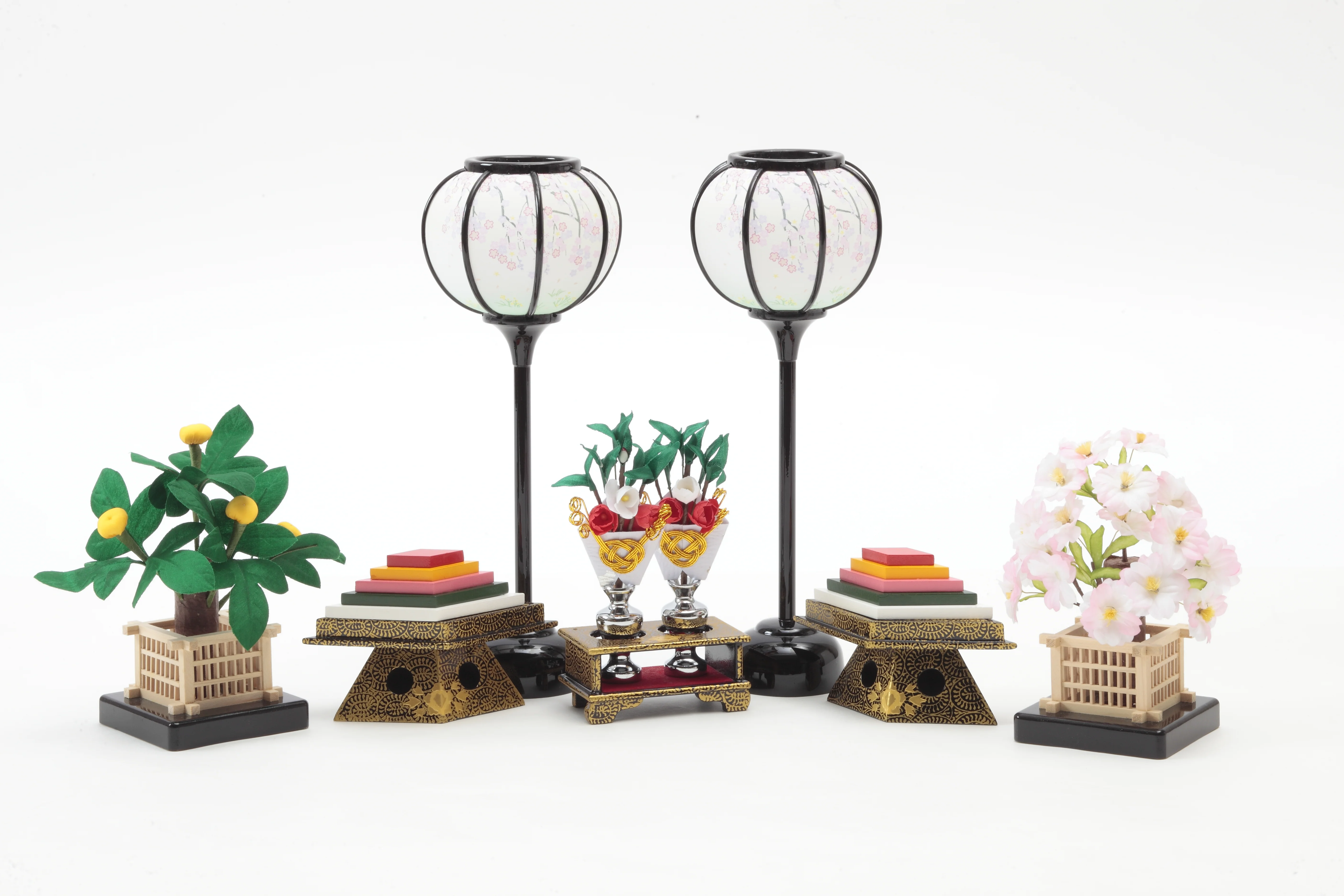光園作 親王飾り Hina dolls by Koen - Image 14