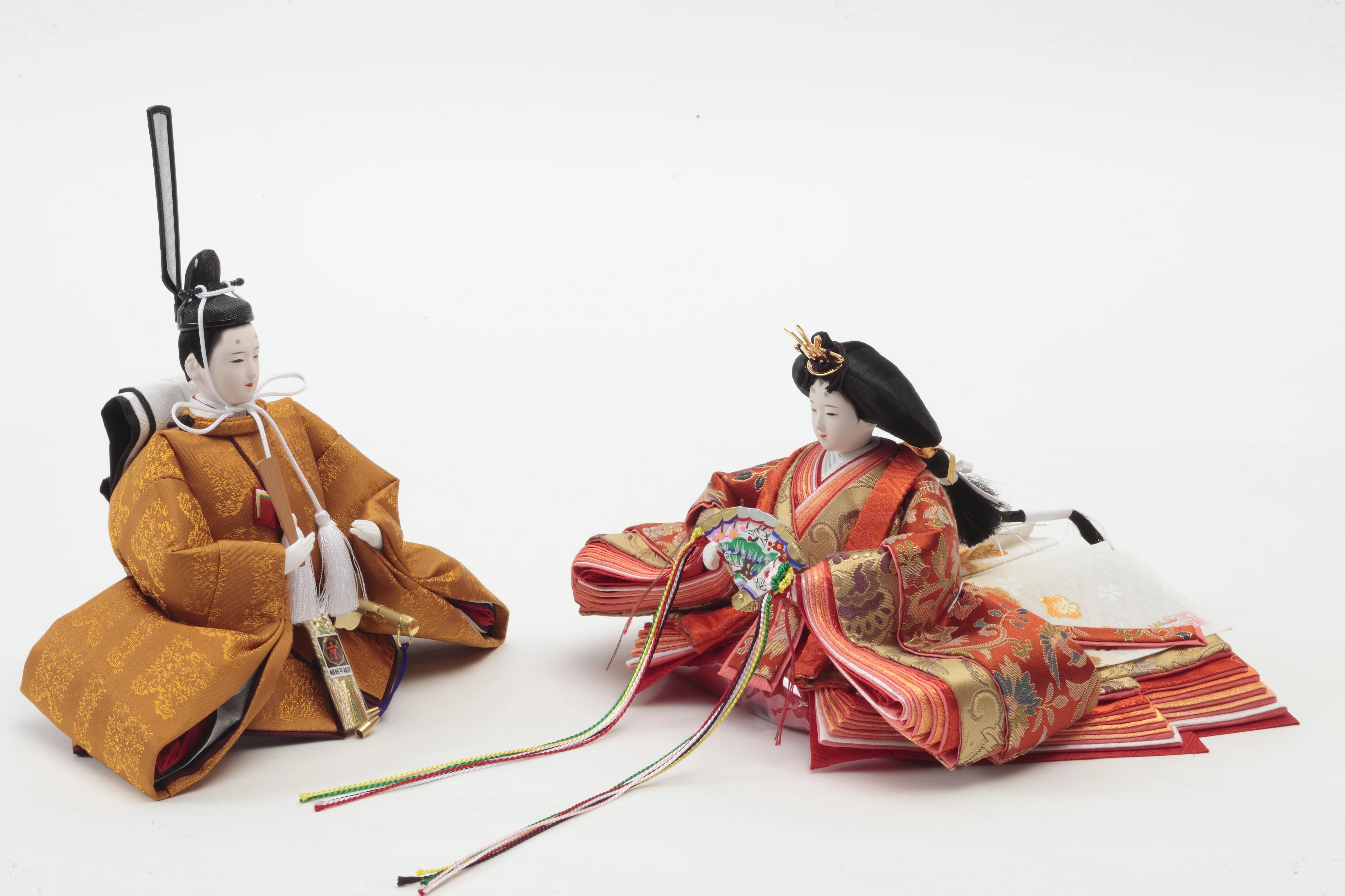光園作 親王飾り Hina dolls by Koen - Image 5