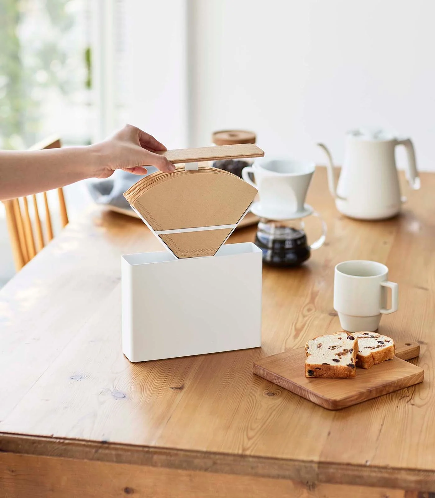Coffee Filter Case - Size 04 - Steel + Wood - Image 4