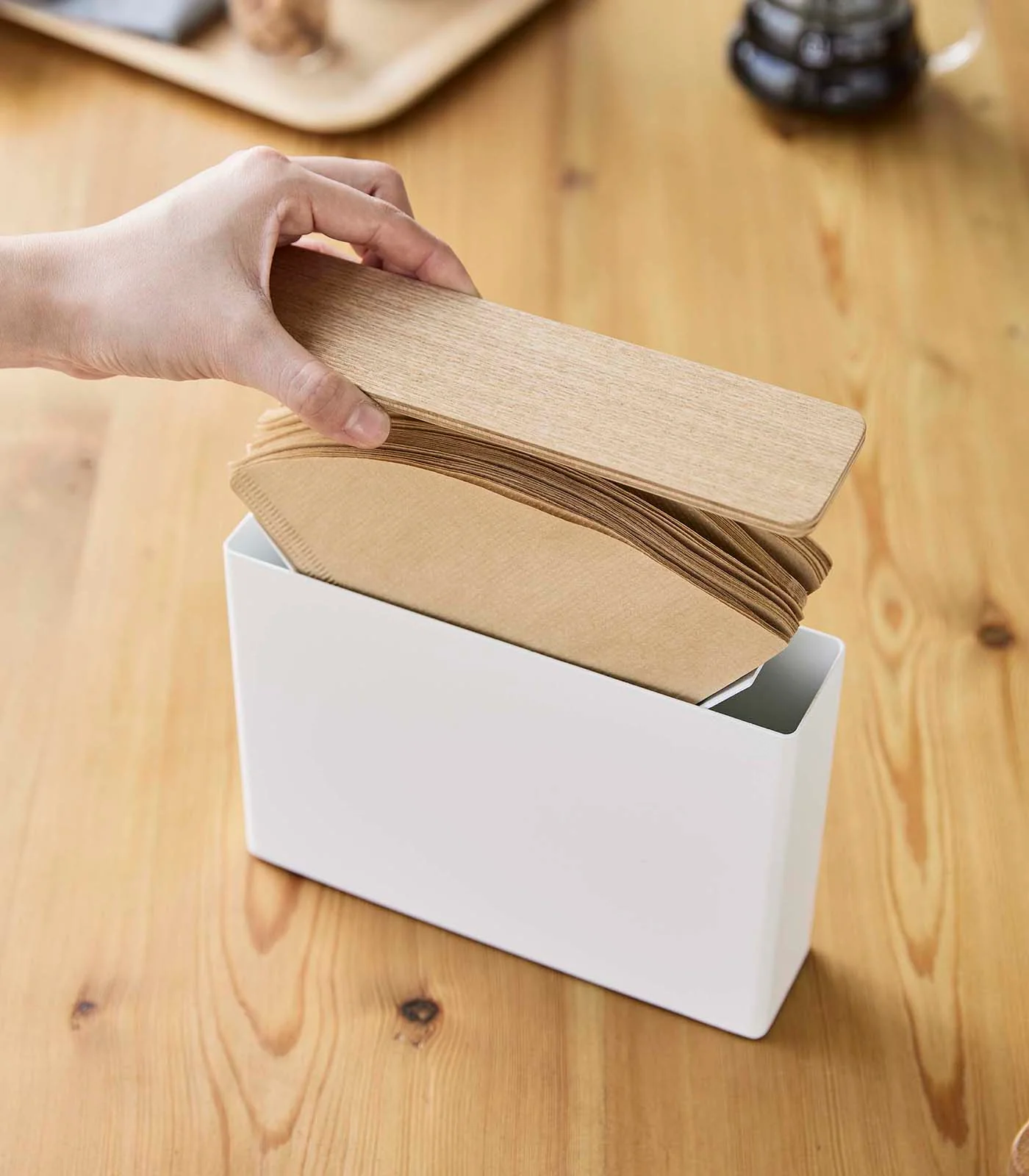 Coffee Filter Case - Size 04 - Steel + Wood - Image 7