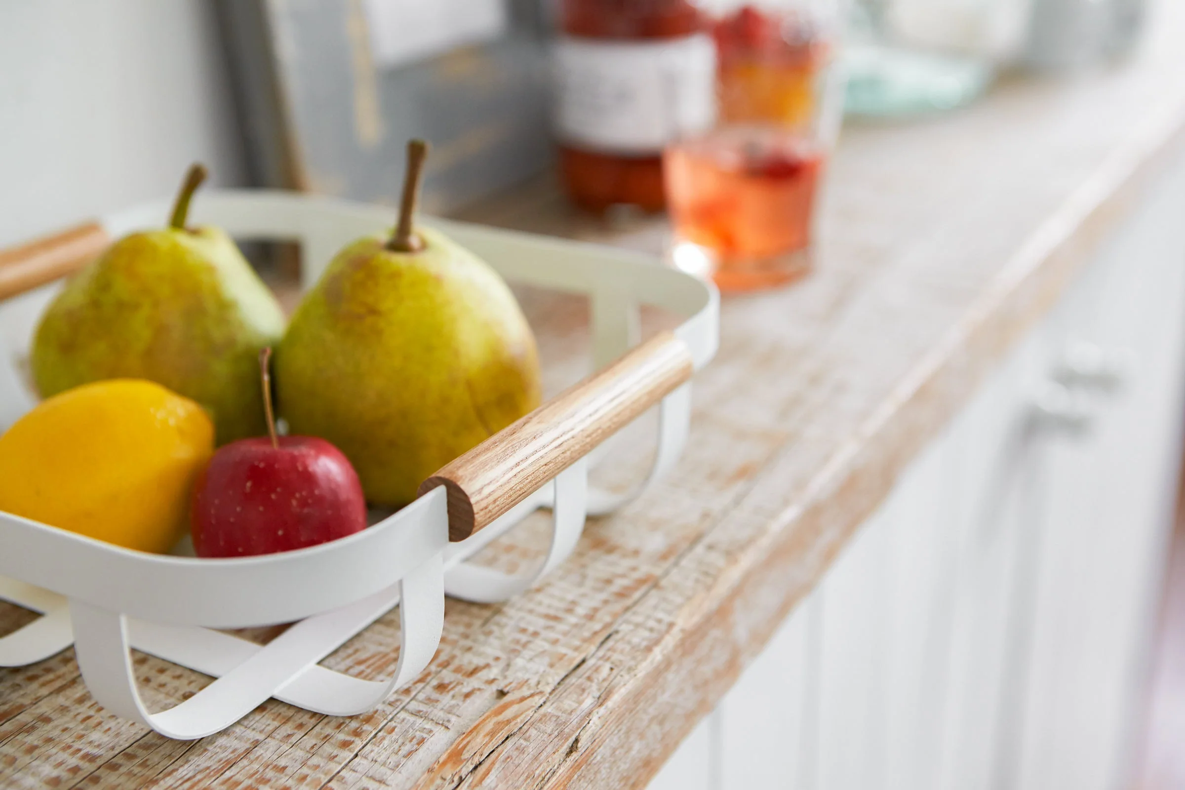 Fruit Basket - Steel + Wood - Image 3