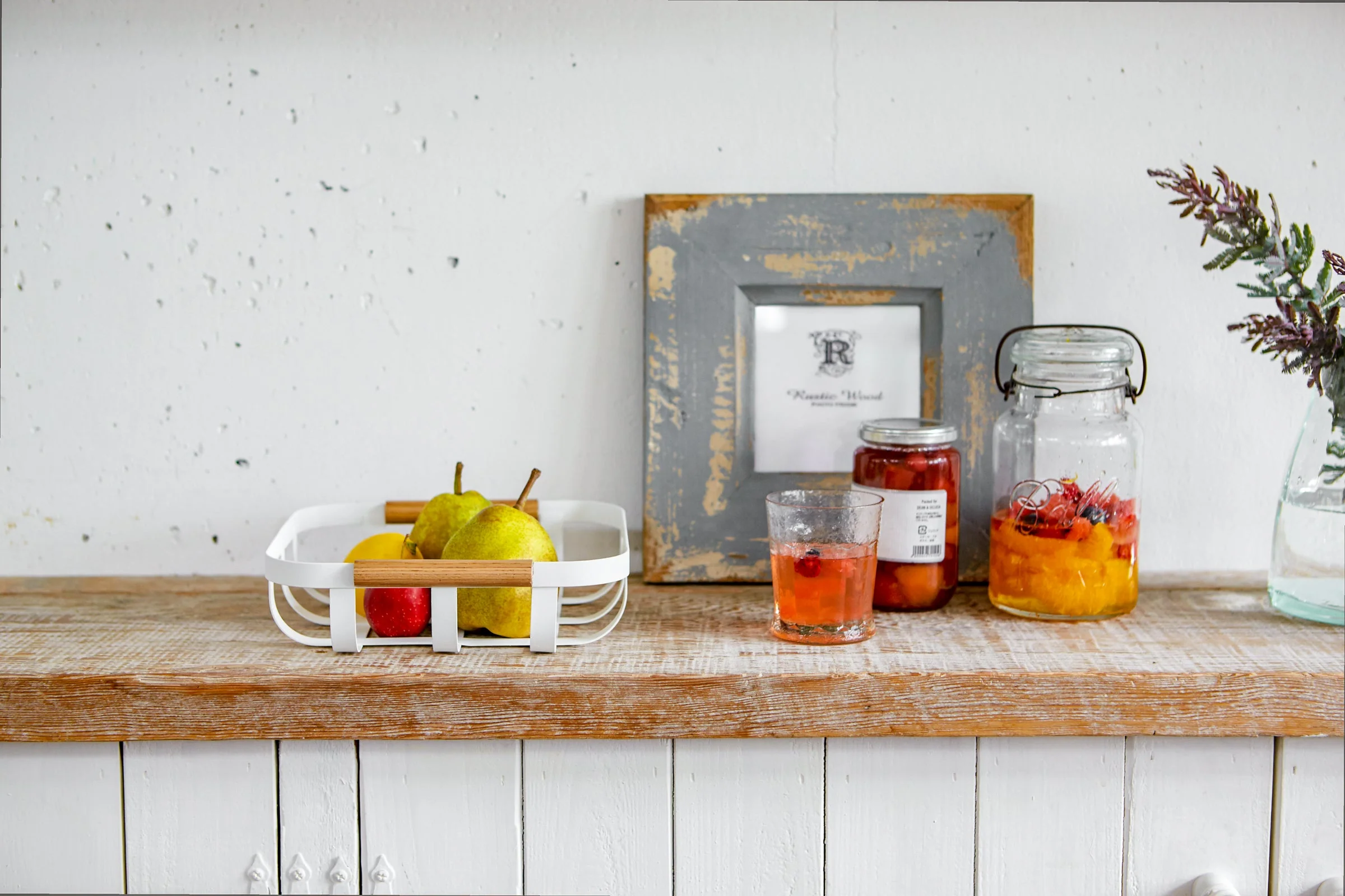 Fruit Basket - Steel + Wood - Image 4