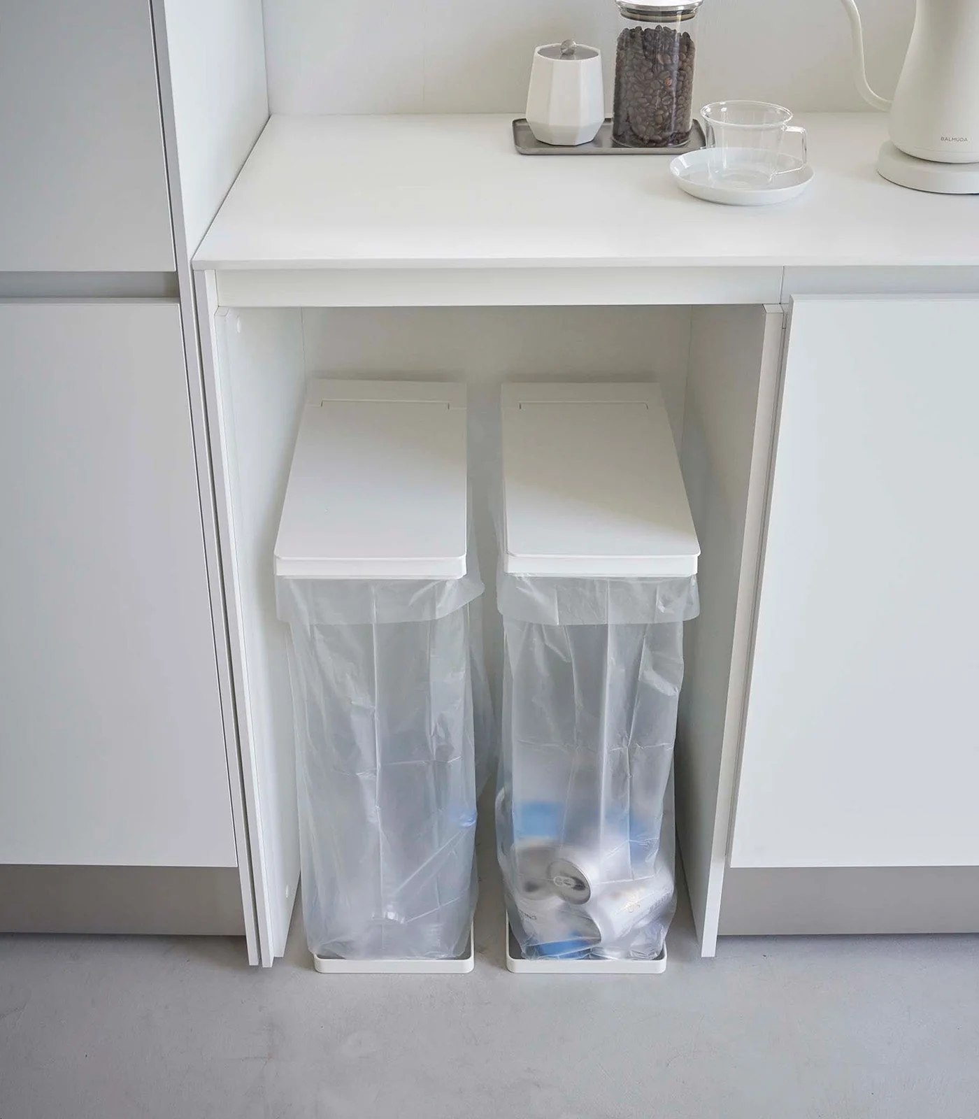 Lidded Garbage Bag Holder - Steel - Image 5