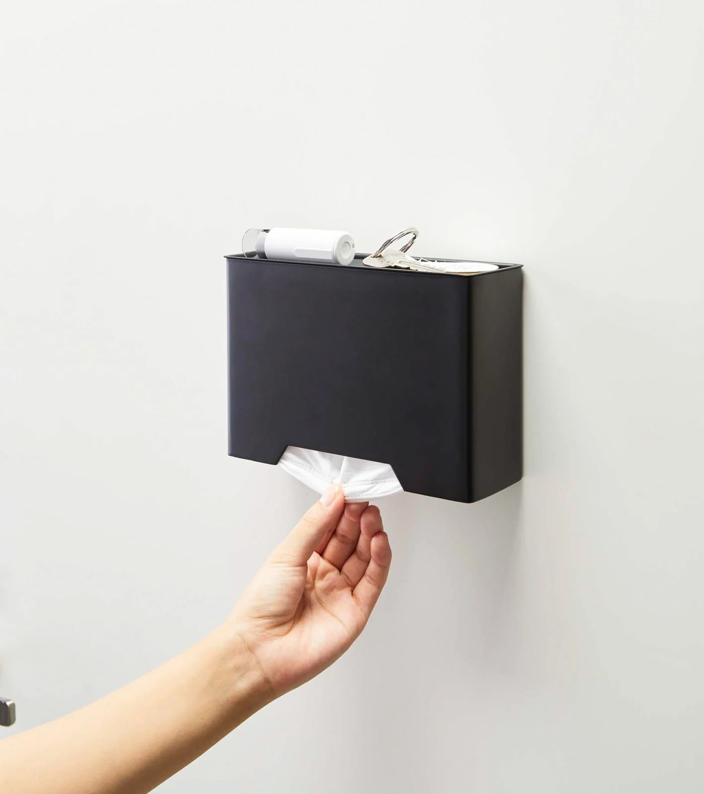 Magnetic Face Mask Dispenser - Steel - Image 7