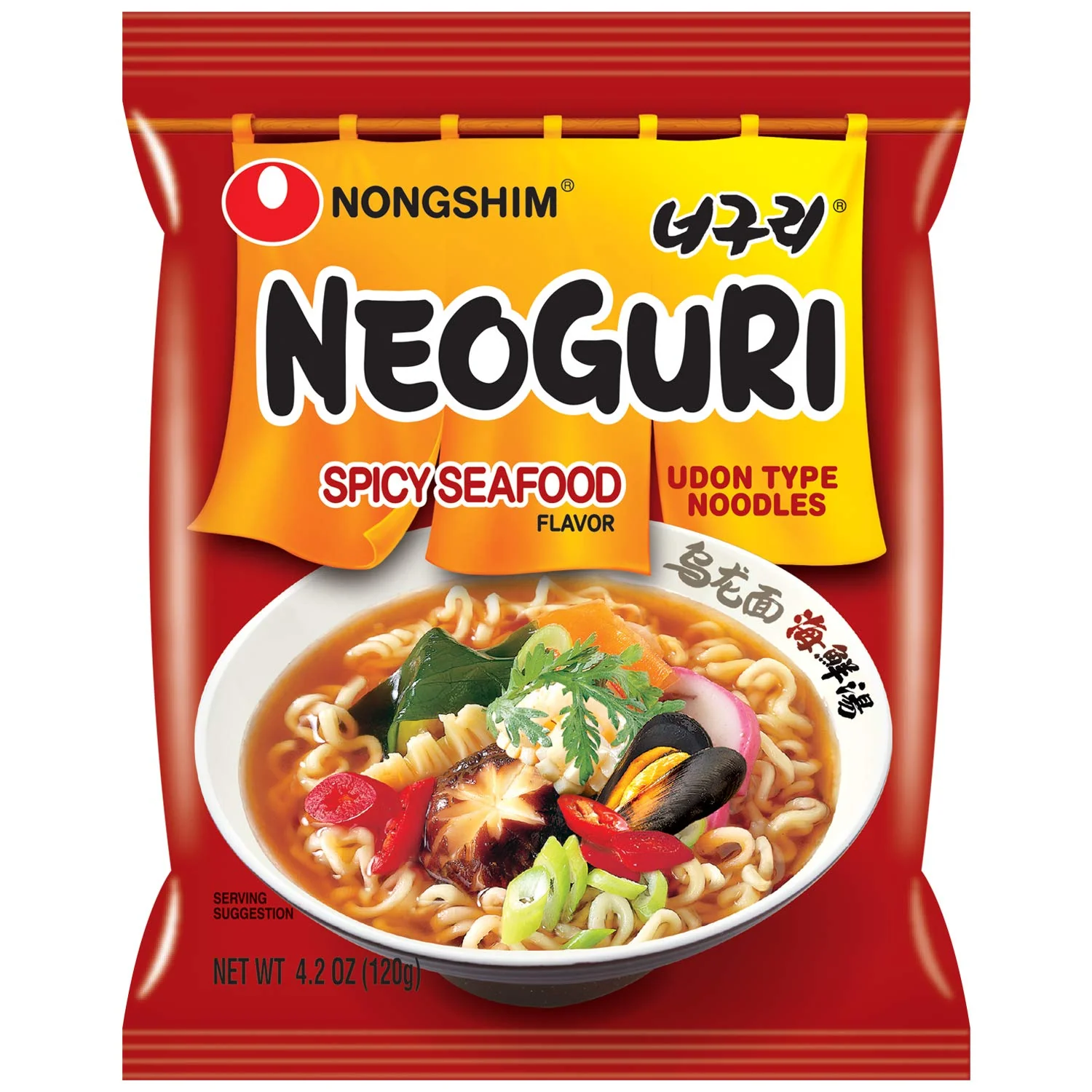 NONGSHIM Neoguri Spicy Seafood 1P - 120G