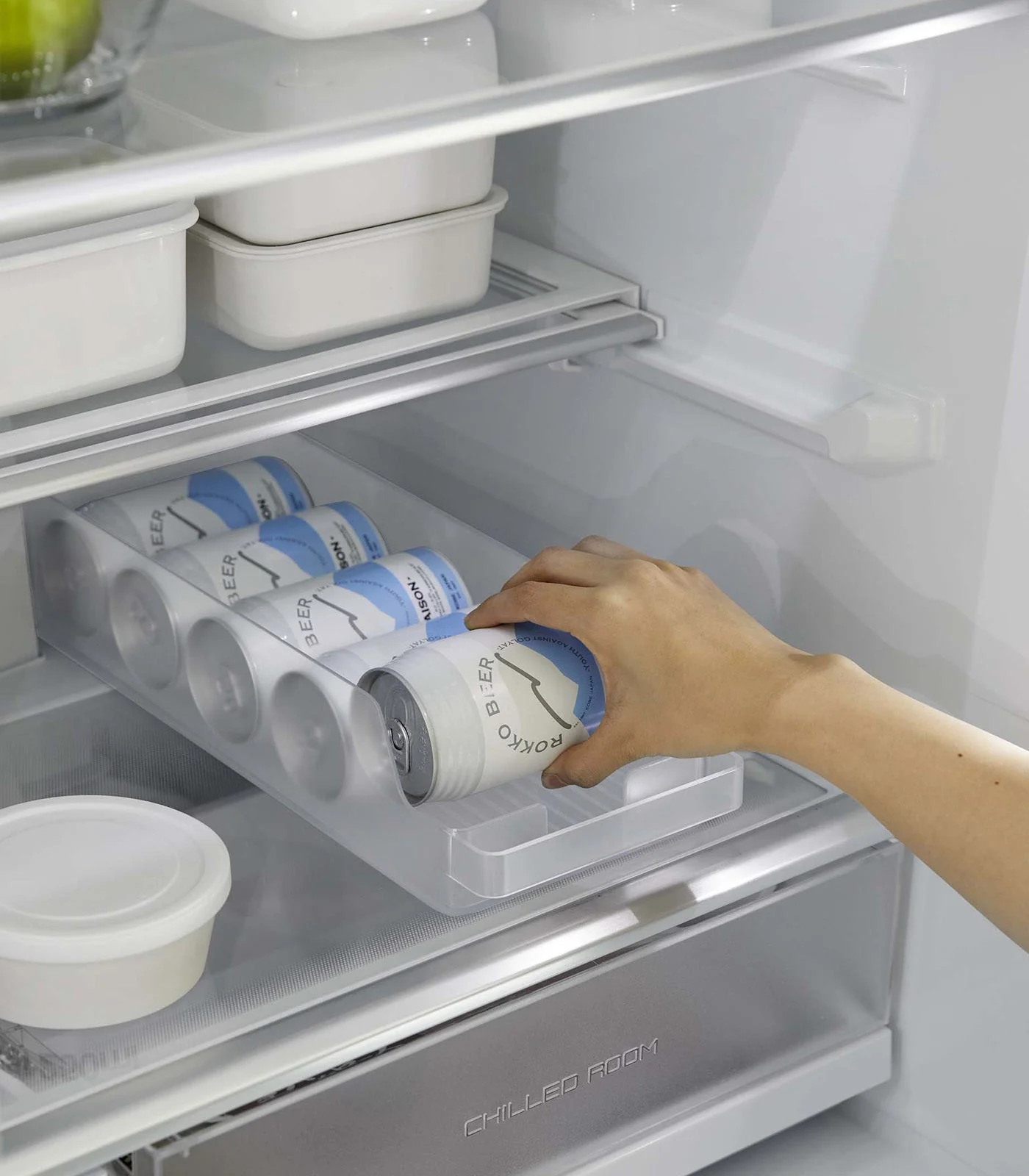 Refrigerator Organizer Bin - Cans - Image 2