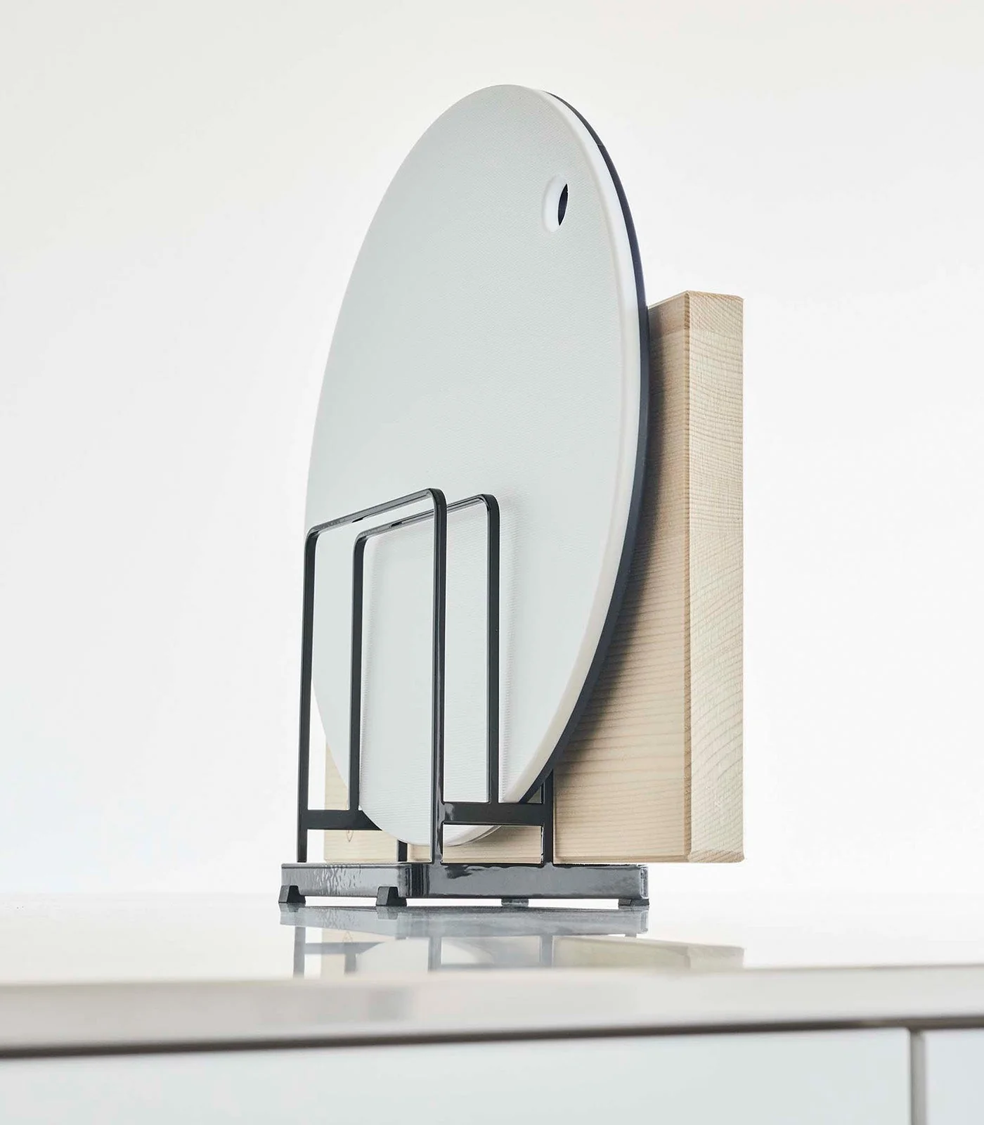 Round Cutting Board Stand - Steel - Image 14