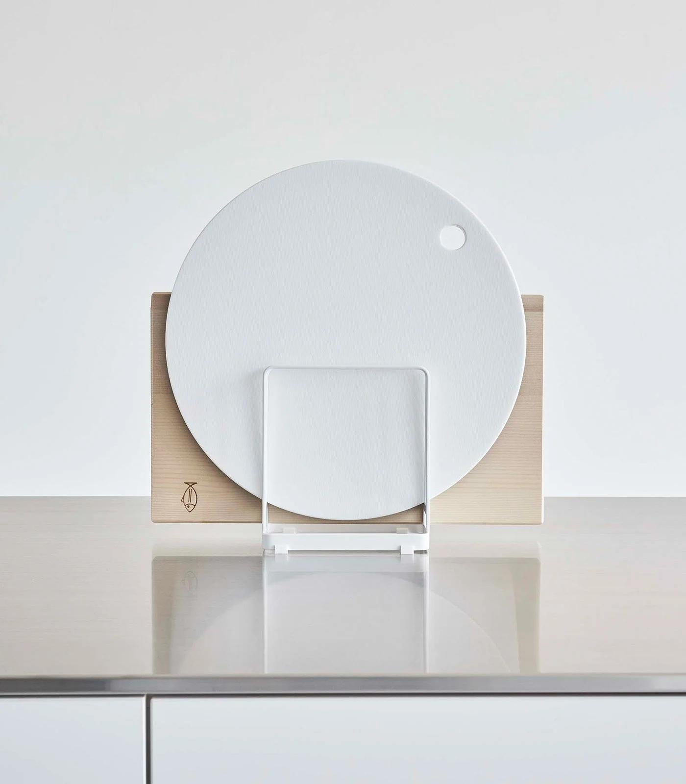 Round Cutting Board Stand - Steel - Image 4
