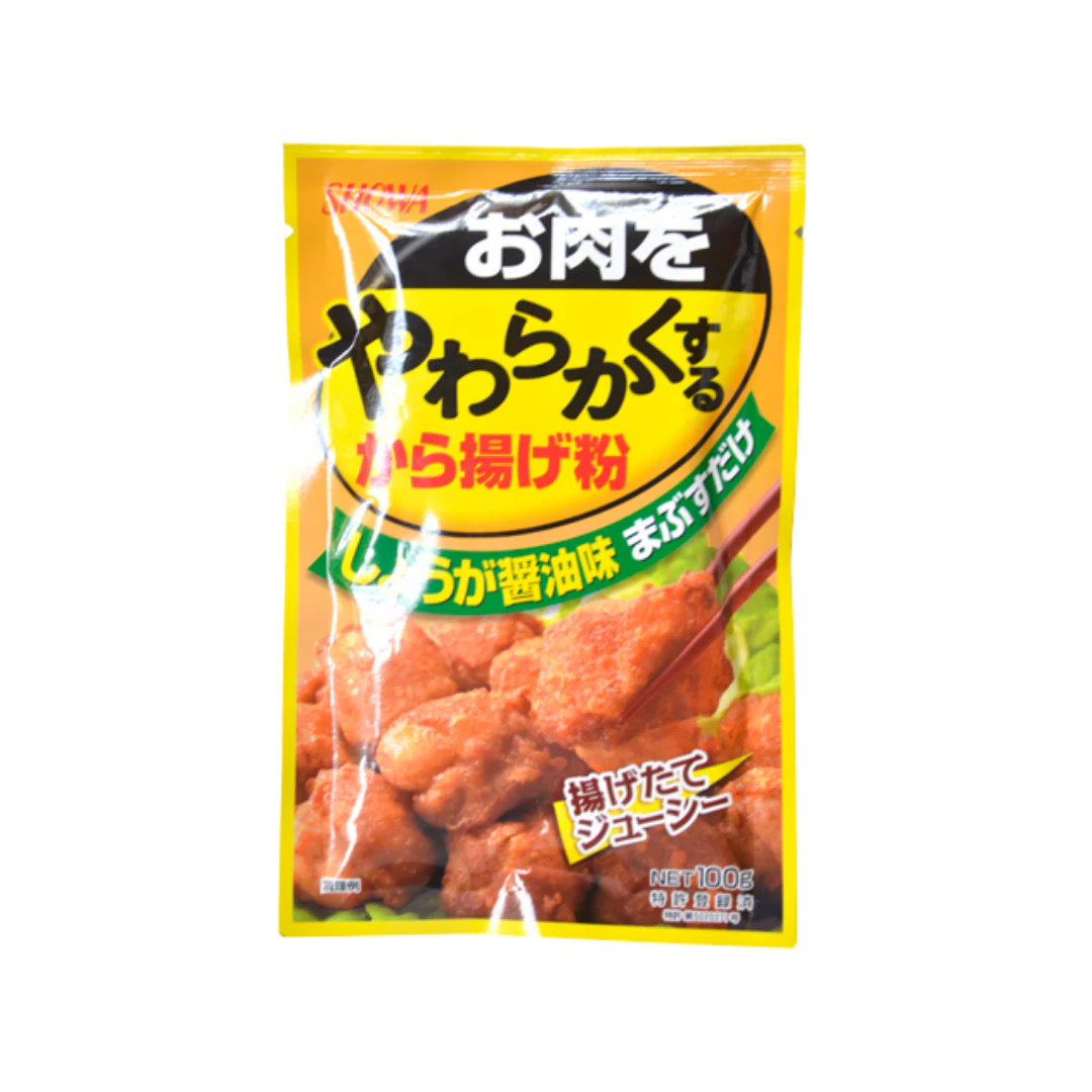 SHOWA Oniku Yawarakaku Ninniku Shoyu Karaageko - 100G