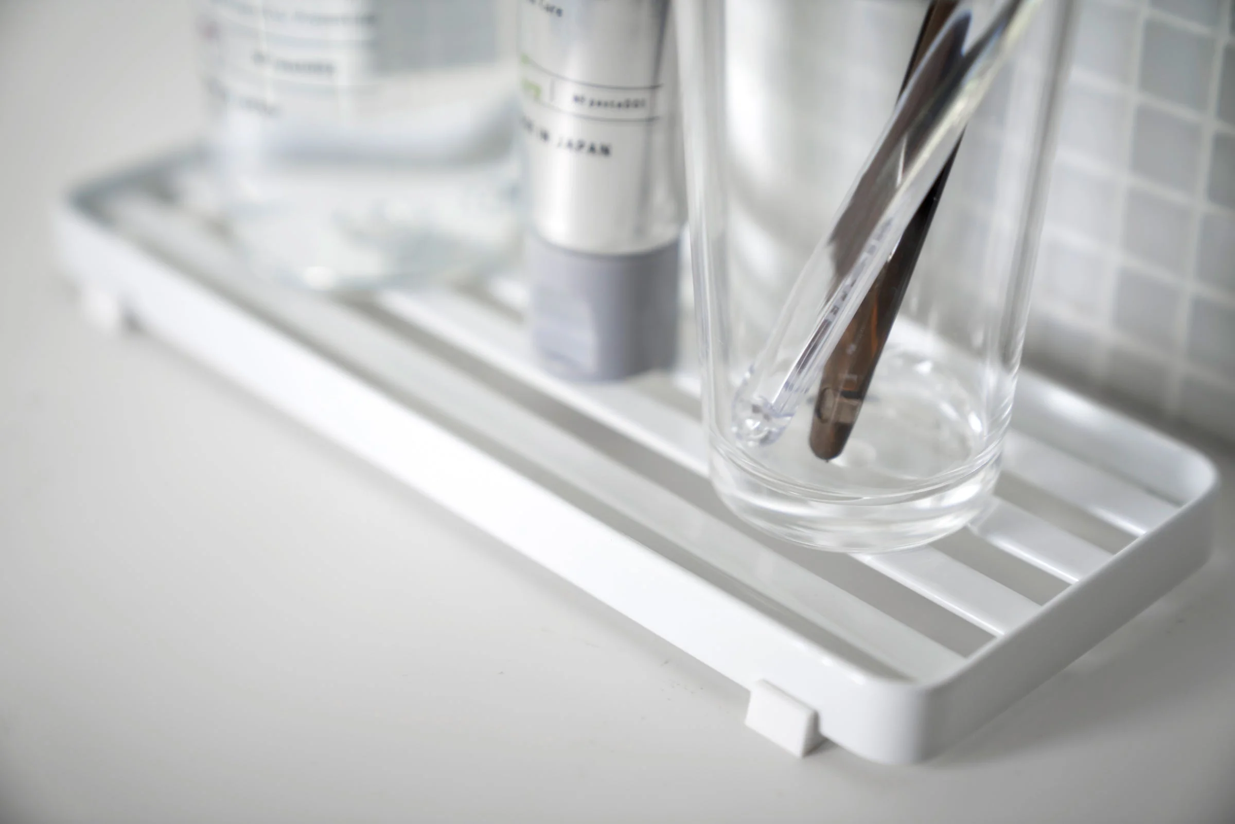 Slotted Bathroom Tray - Steel - Image 3