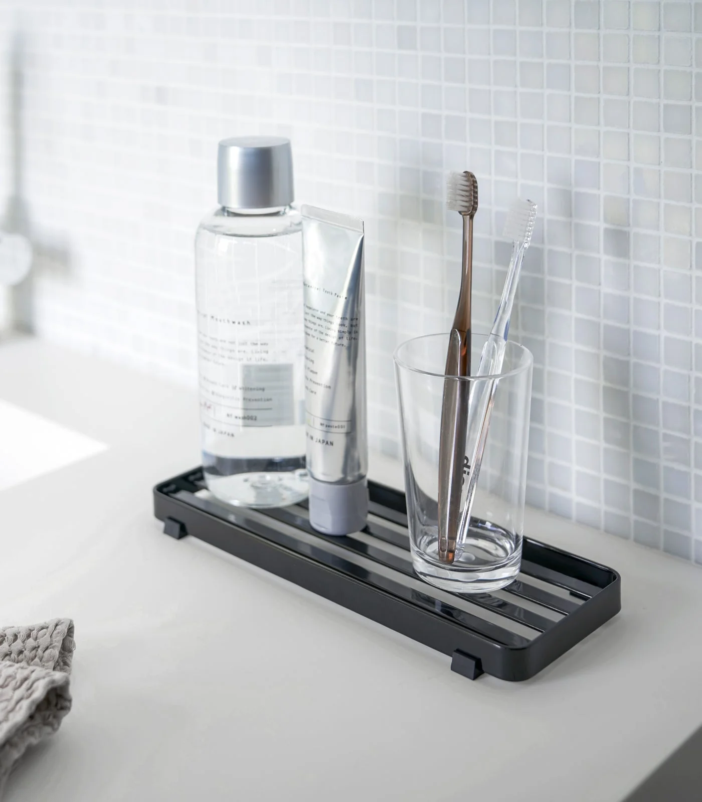 Slotted Bathroom Tray - Steel - Image 6