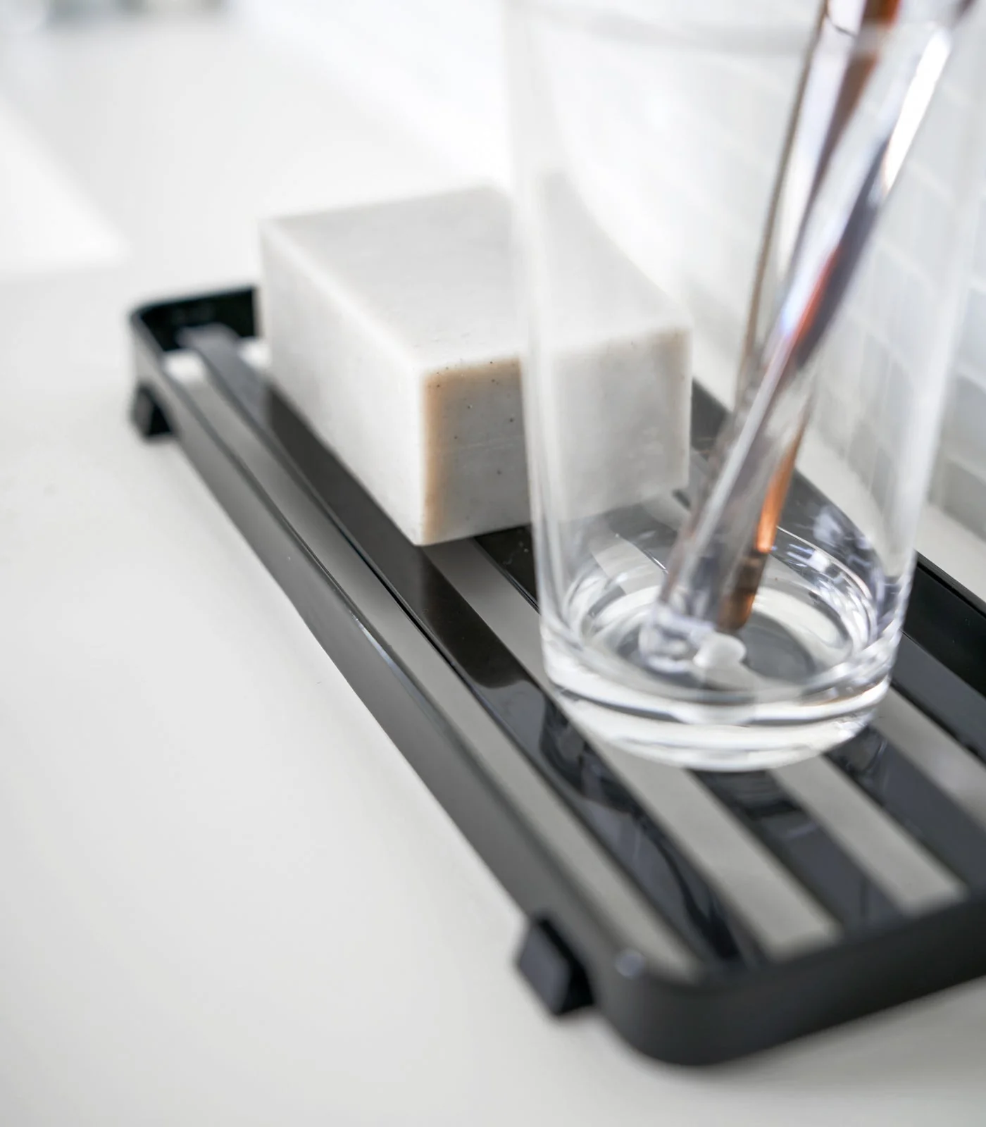 Slotted Bathroom Tray - Steel - Image 9